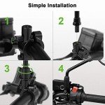 7/8" Handlebar Mirror Mounts for ATVs and Scooters