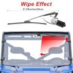 Universal 12V Electric UTV Windshield Wiper Kit