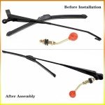 QYMOTO 15.7" Manual UTV Golf Windshield Wiper