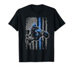 American Flag ATV Riding Gift T-Shirt