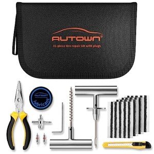 AUTOWN 31-Piece Flat Tire Repair Kit
