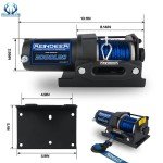 12V 3000 lb Electric Winch Kit for ATVs