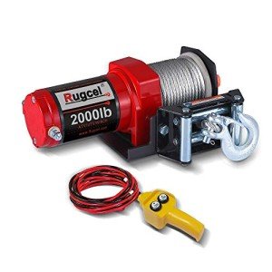 RUGCEL 2000lb ATV/UTV Electric Winch with Fairlead