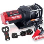 2500 lb Electric ATV Winch with Synthetic Rope