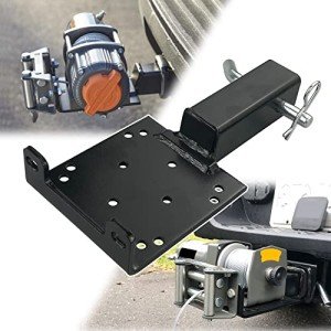 Universal ATV/UTV Winch Mounting Plate with Receiver