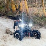 2500 lb Electric ATV Winch with Synthetic Rope