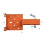 GRIPWAY Winch Mount Plate for 2" Receivers
