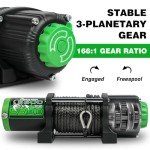 5500LB ATV/UTV Electric Winch with Remote Control