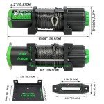 5500LB ATV/UTV Electric Winch with Remote Control