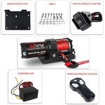 3000 lb 12V Electric Winch for ATV/UTV