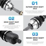 Polaris Ranger Midsize CV Axles Replacement Set