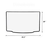 HJSIUTV Full Windshield for Polaris Ranger Midsize