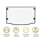 HJSIUTV Full Windshield for Polaris Ranger Midsize