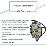 Yamaha Wolverine & Big Bear Carburetor Replacement