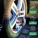 25 PCS Dustproof Valve Stem Caps - Red