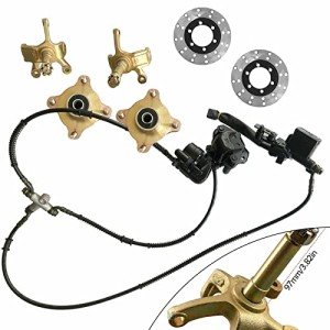 4 Stud Front Wheel Rim Hub & Brake Set