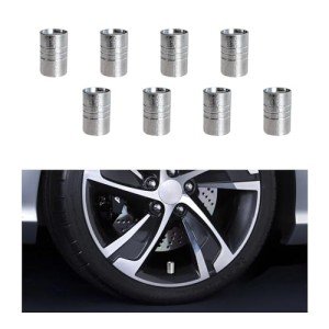 Ziciner 8-Pack Metal Tire Valve Caps