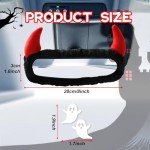 Devil Horn Mirror Cover & Ghost Sticker Set