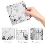Ziciner Magnetic Car Document Organizer - Marble White