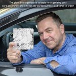 Ziciner Magnetic Car Document Organizer - Marble White