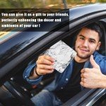 Ziciner Magnetic Car Document Organizer - Marble White