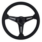 YEHICY 13.8” Racing Steering Wheel with Horn Button