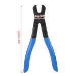ATV Front Boot Repair Kit, Universal Carbon Steel Ear-type CV Boot Clamp Plier Kit for All Earless Type CVJ Boot Clamps
