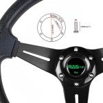 RASTP 13.8” Racing Steering Wheel with Horn