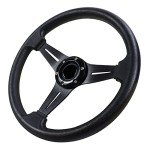 Universal Racing Steering Wheel - 13.6 Inch Black