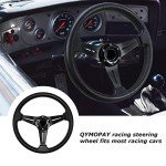 Universal Racing Steering Wheel - 13.6 Inch Black