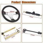 Adjustable 300mm Steering Wheel Kit for ATVs