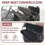 StarknightMT UTV Bench Seat Cover for Kawasaki Mule