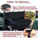 StarknightMT UTV Bench Seat Cover for Kawasaki Mule