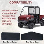 StarknightMT UTV Bench Seat Cover for Kawasaki Mule