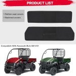 Waterproof Seat Cover for Kawasaki Mule 600/610