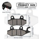 LOCOPOW Brake Pads for Kawasaki ATV Models