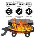 LOCOPOW Brake Pads for Kawasaki ATV Models