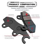 LOCOPOW Brake Pads for Kawasaki ATV Models