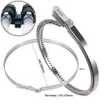 12 Pack Universal Adjustable CV Boot Clamps