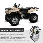 Honda TRX 250 Carburetor Upgrade Kit & Accessories