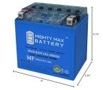 Mighty Max YTX14-BS Gel Battery for Honda Rancher