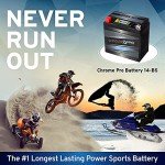 YTX14-BS iGel High Performance - Rechargeable Replacement Maintenance Free - Sealed AGM Motorcycle Battery