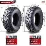 WANDA Honda Fourtrax Rancher ATV Tire Set