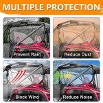 StarknightMT Talon 1000 Rear Windshield for ATV