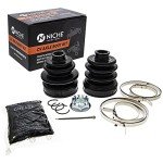 NICHE Front Rear CV Axle Boot Kit For Honda Rancher 420 Big Red 700 Replaces 42240-HP7-A01 42230-HP7-A01 44235-HL1-A01