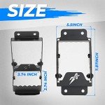 KEMIMOTO Universal ATV Passenger Foot Rest Pegs