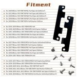 Black Tailgate Hinge Plates for Rhino ATV