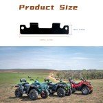 Black Tailgate Hinge Plates for Rhino ATV