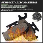 LOCOPOW Brake Pads for Yamaha Rhino and Raptor