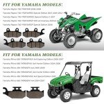 LOCOPOW Brake Pads for Yamaha Rhino and Raptor